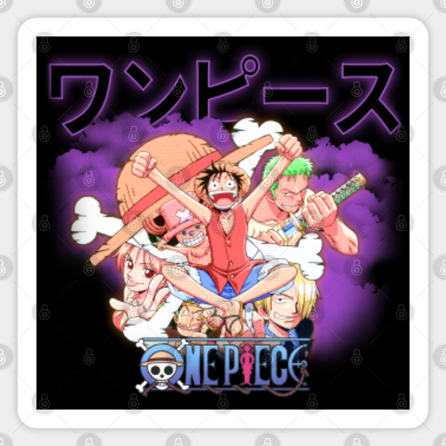 Straw Hat Pirates One Piece Straw Hat Pirates Sticker TeePublic